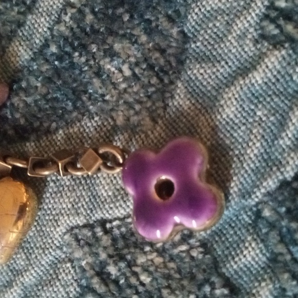 Authentic Louis Vuitton LV monogram antique style vintage pierced charm earrings - Picture 3 of 12